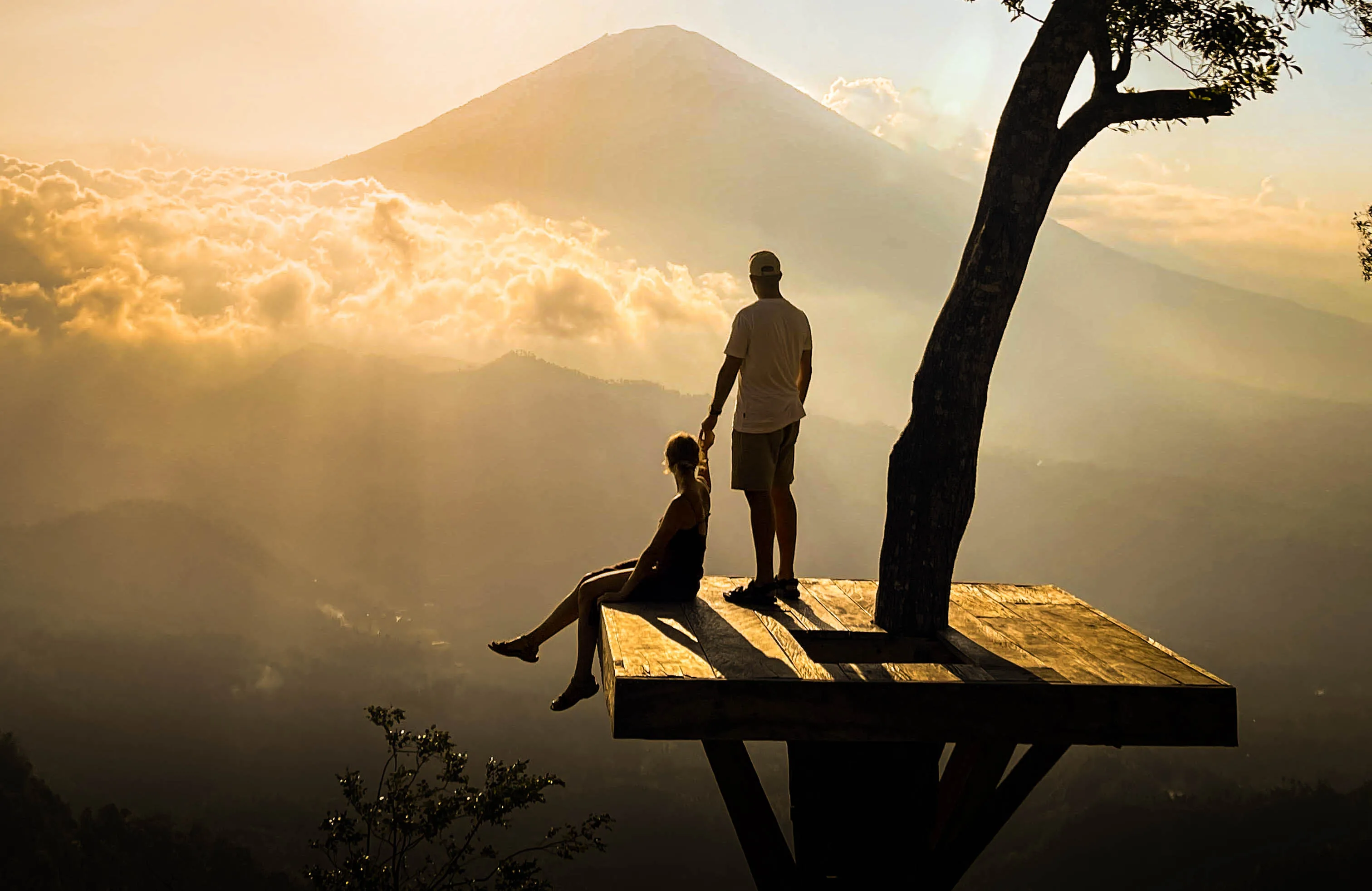 A sunrise for two, Indonesia